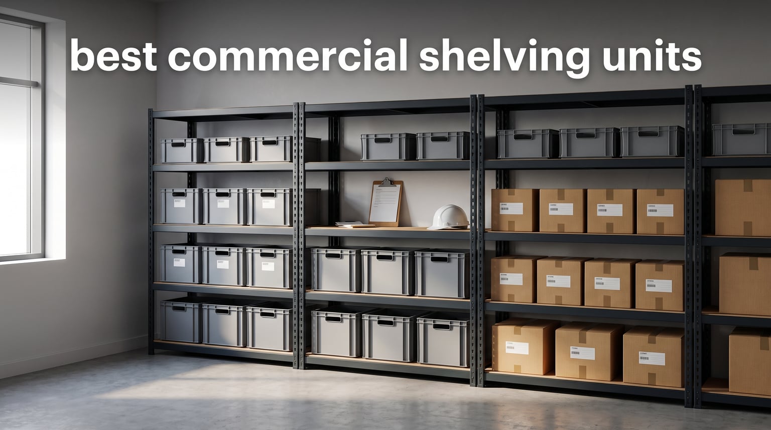 best commercial shelving units
