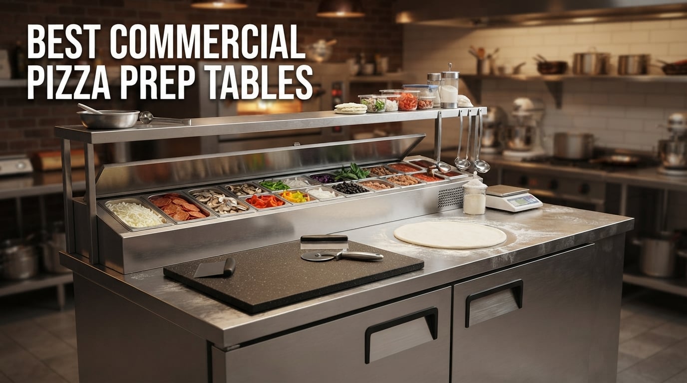 best commercial pizza prep tables