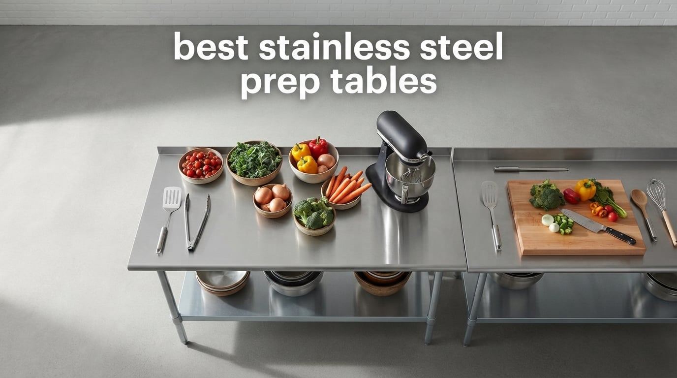 best stainless steel prep tables