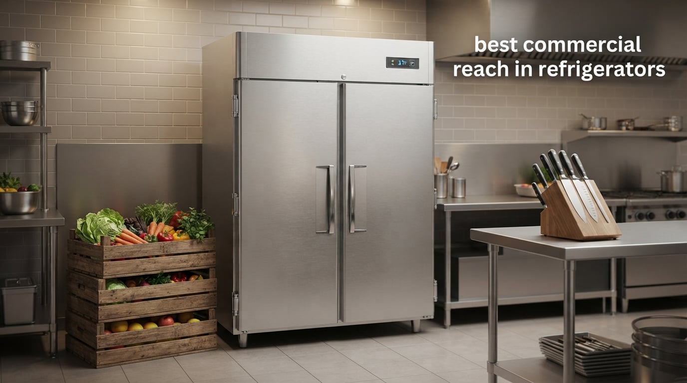best commercial reach in refrigerators