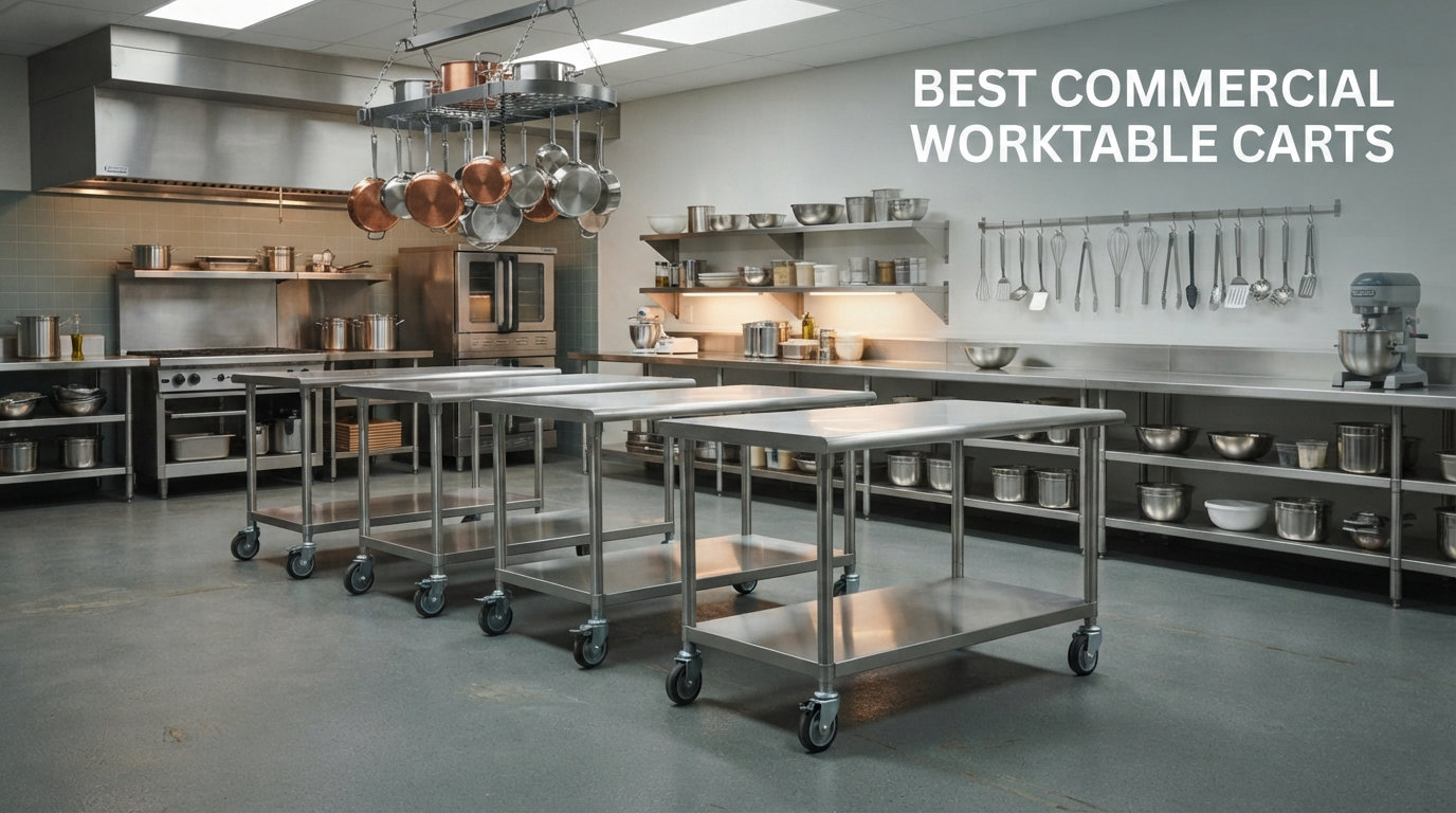 best commercial worktable carts