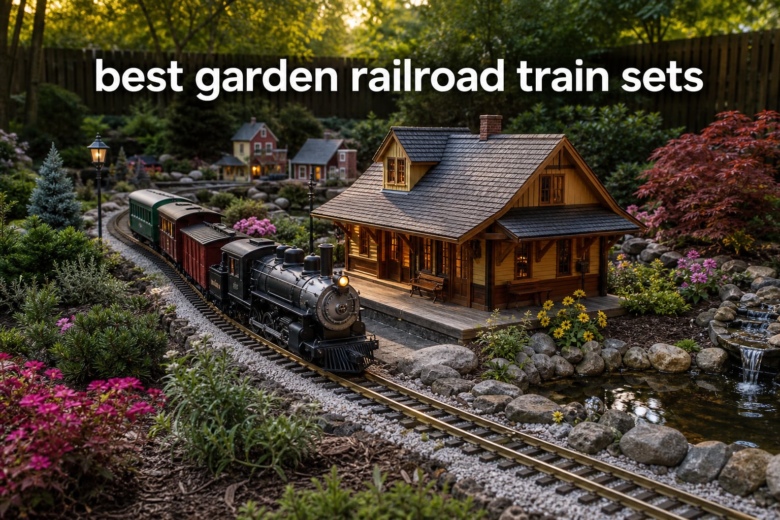 best garden railroad train sets