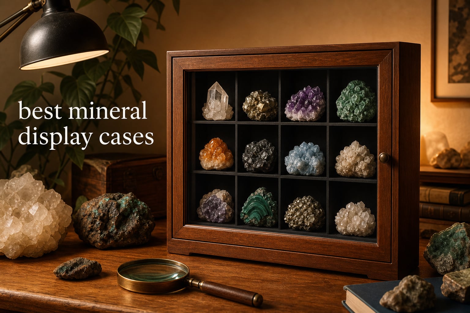 best mineral display cases
