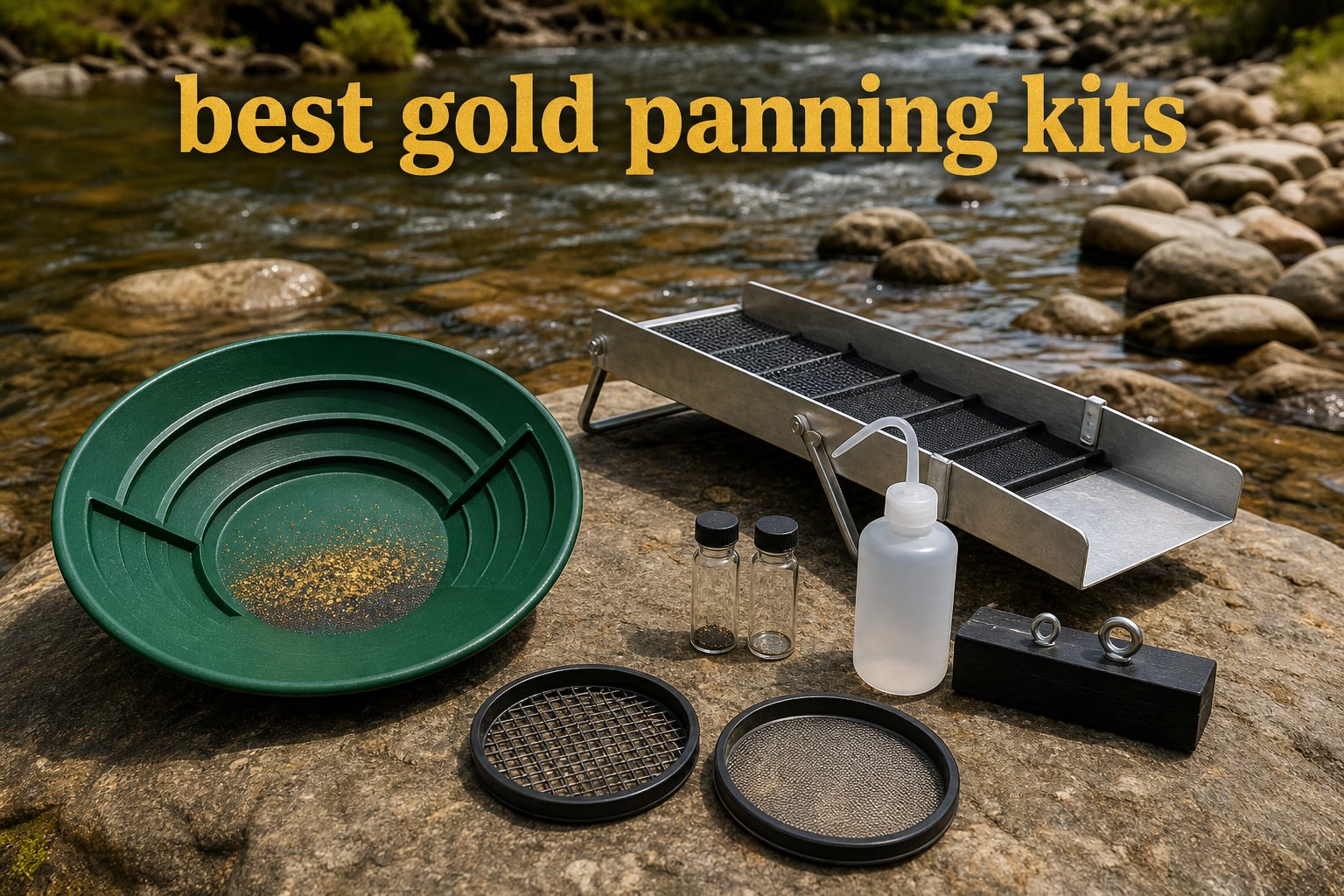 best gold panning kits