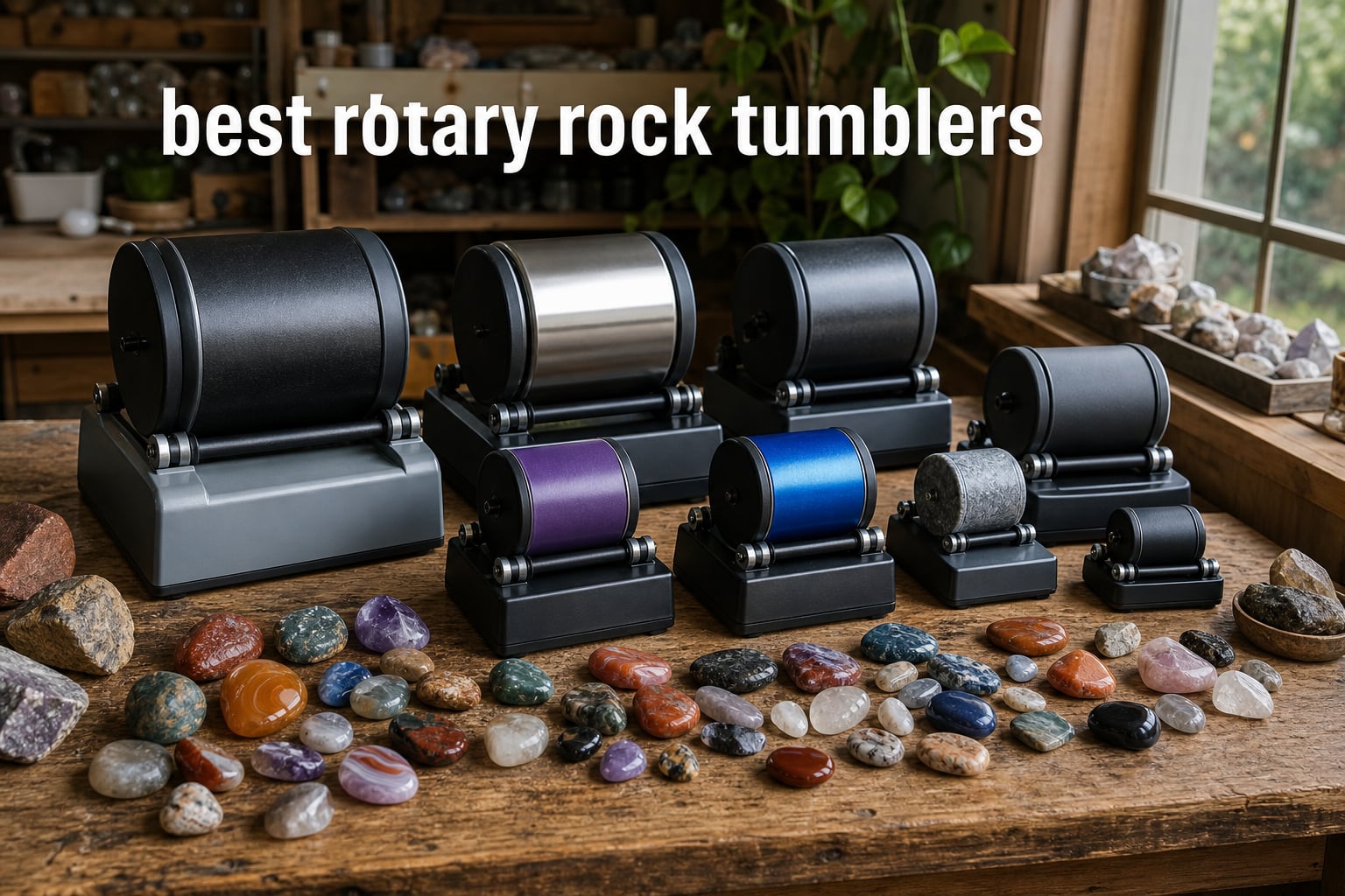 best rotary rock tumblers