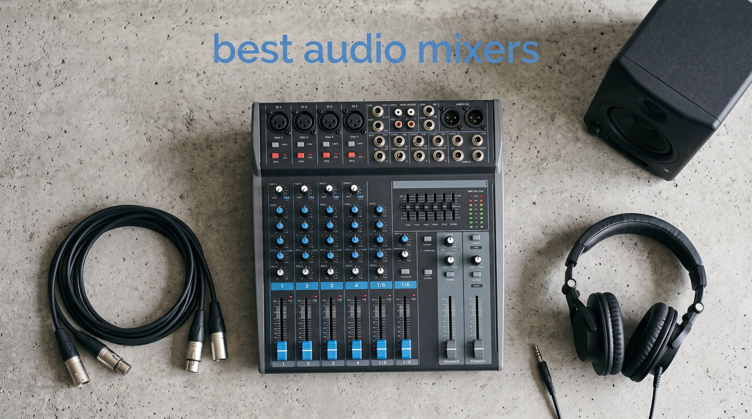 best audio mixers