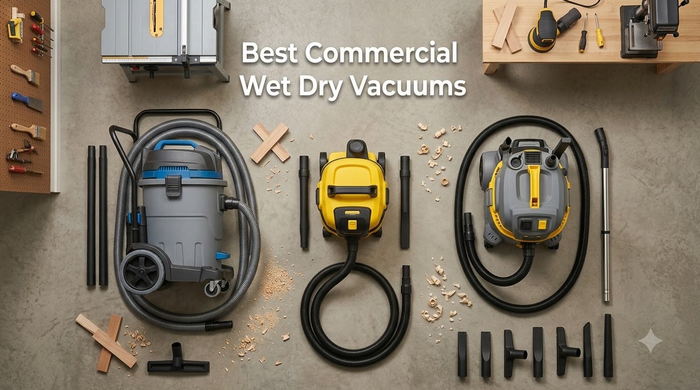 Best Commercial Wet Dry Vacuums