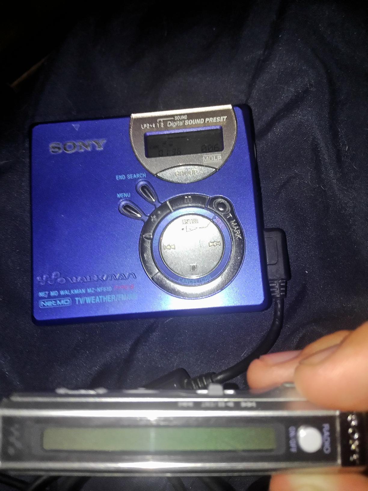 Sony MZ-NF610 High Speed Net MD Walkman Recorder customer photo 1