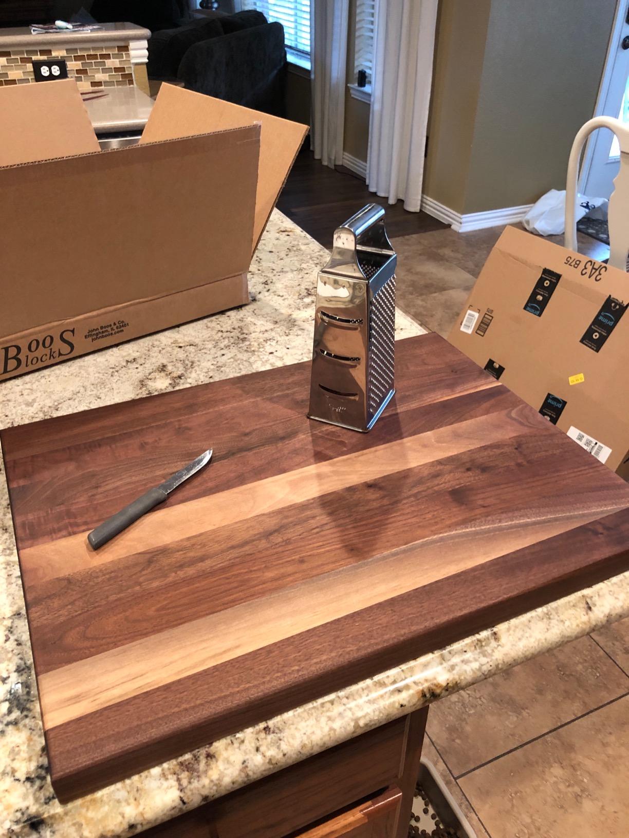 John Boos R-Board Series Rectangular Wooden Maple Cutting Board 20