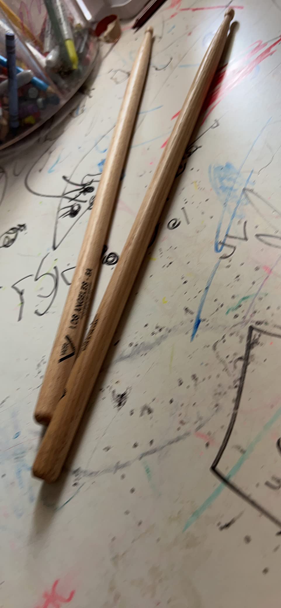 Vater 5A Hickory Drumsticks Pair, Wood Tip customer photo 2