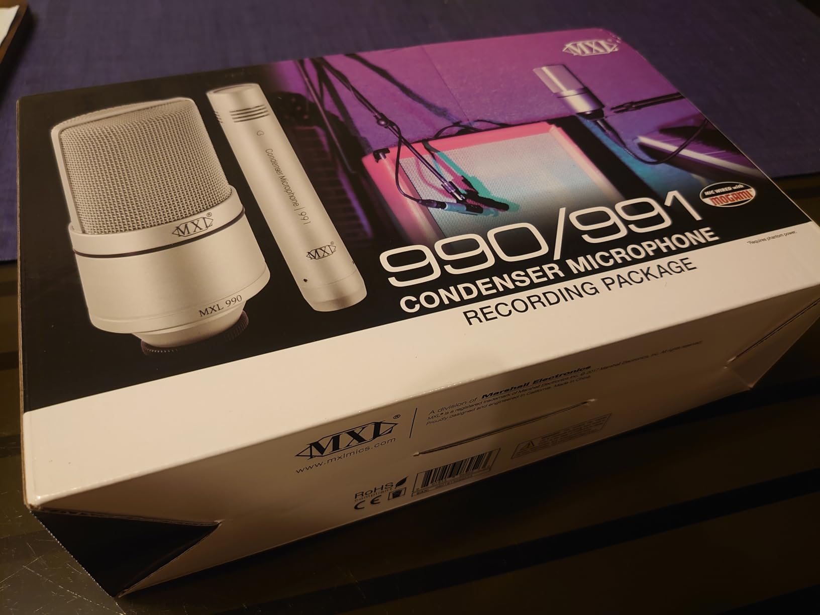 MXL 990/991 Large & Small Diaphragm Condenser Microphone Bundle - Champagne customer photo 1