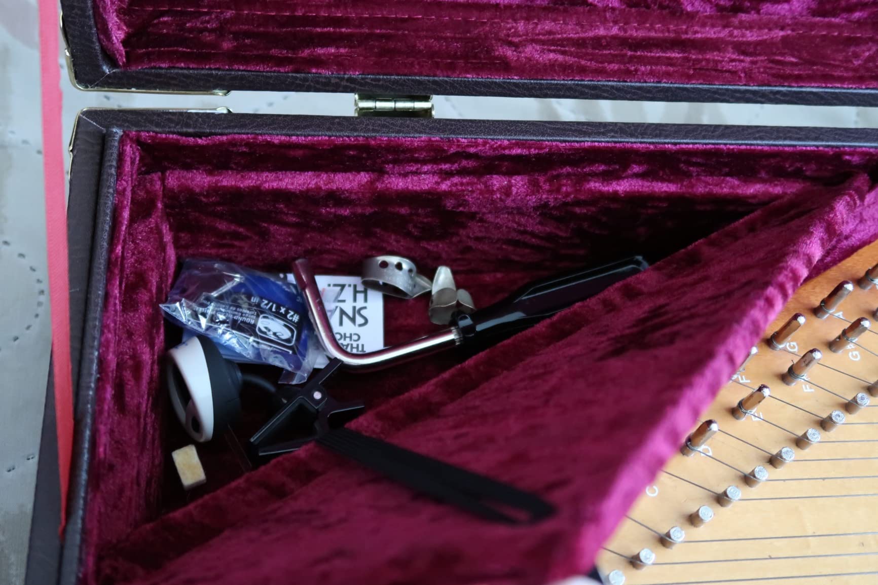 Autoharp by Oscar Schmidt Deluxe Hardshell Autoharp Hard Case with Plush Lining and Accessory Compartment customer photo 1
