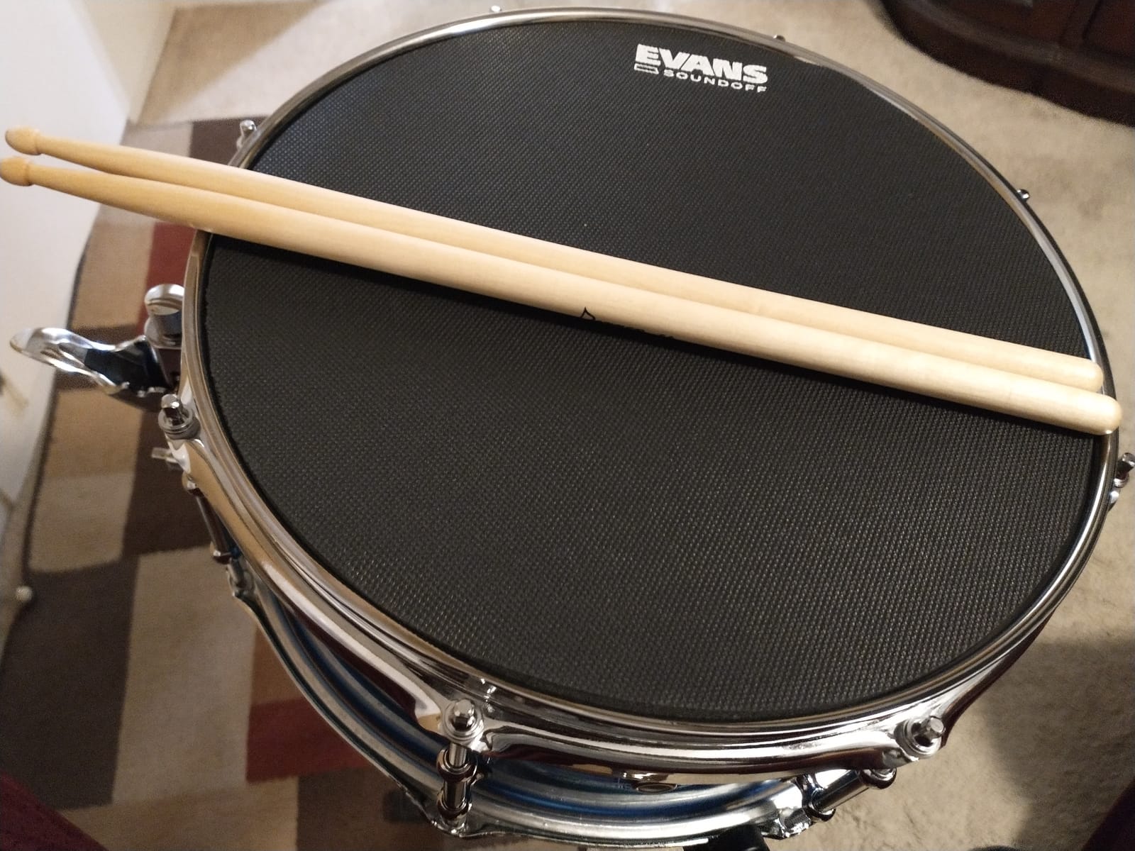 Evans Soundoff Drum Mute Pads - Full Box Drum Pad Set - Drum Mutes Pack - 4 Tom/Snares - Great for Silencing Drum Kits to Practice - Standard Box Set - 4-Pack customer photo 1