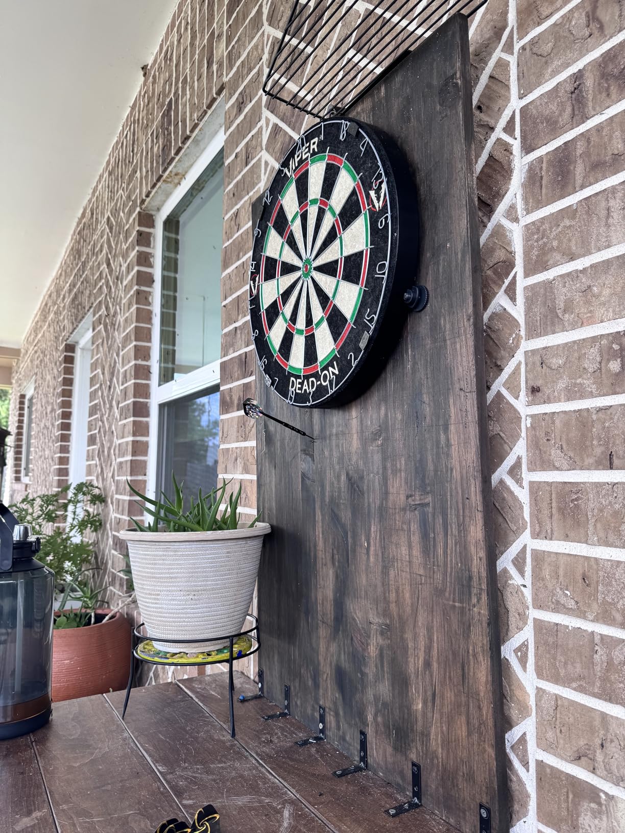 Viper Dead-On Tournament Bristle Steel Tip Dartboard Set with Staple-Free Bullseye customer photo 2