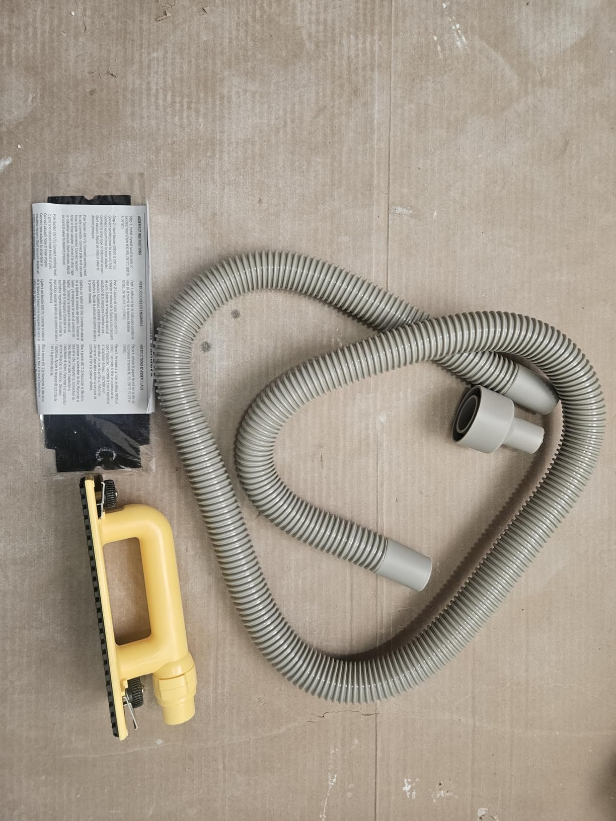 Hyde Tools 09165 Dust-Free Drywall Vacuum Hand Sander with 6-Foot Hose customer photo 2