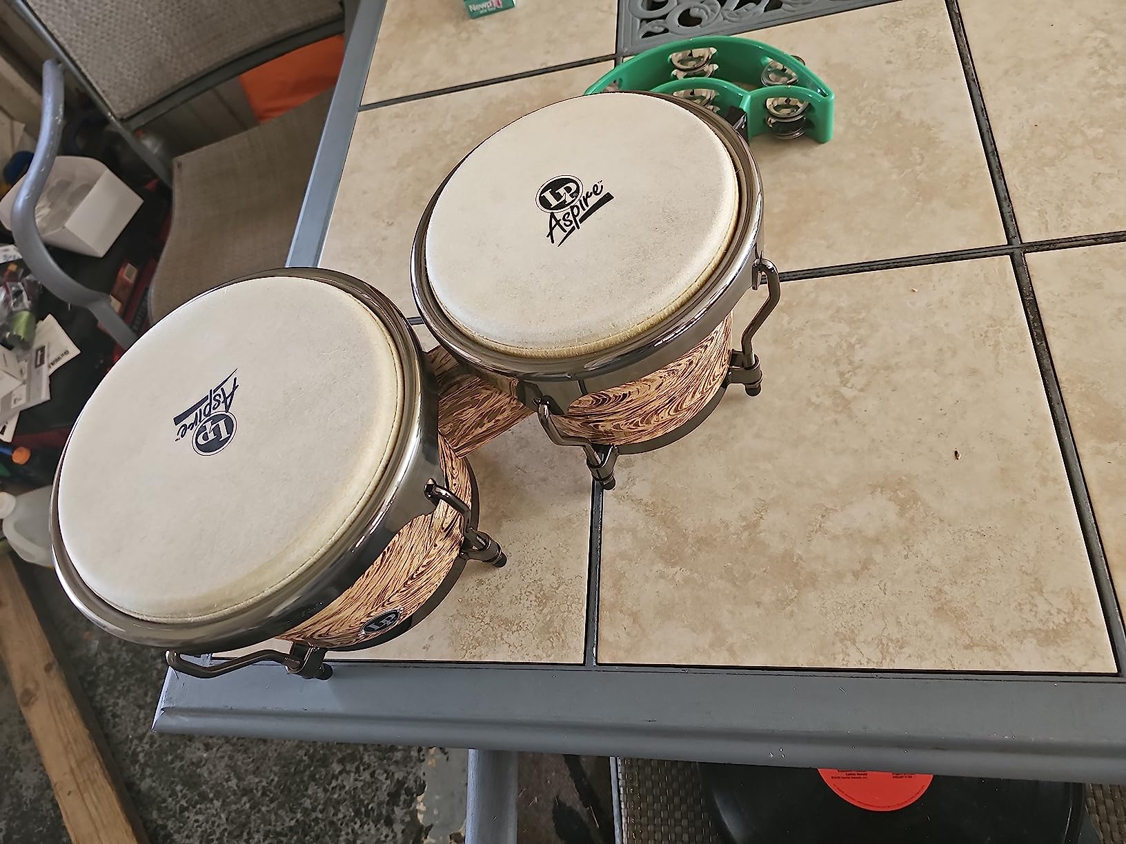 LP ASPIRE Series Wood Bongos Natural LPA601-AW customer photo 1