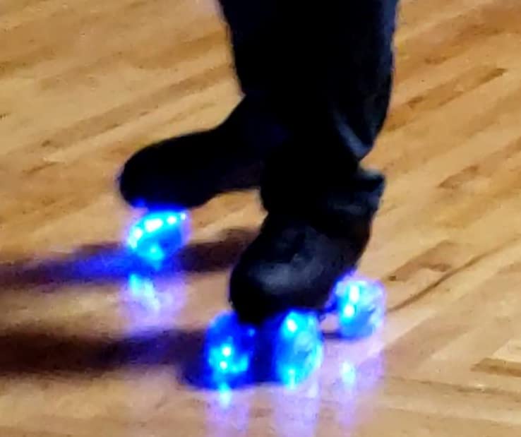 Chicago Skates Bullet Speed Roller Skates - Adjustable Quad Roller Skates Women Men, Durable Skates, Top Performance with Front Stopper, 62mm Urethane Wheels, Low-Cut Ankle Boot, Indoor Outdoor Toys customer photo 2