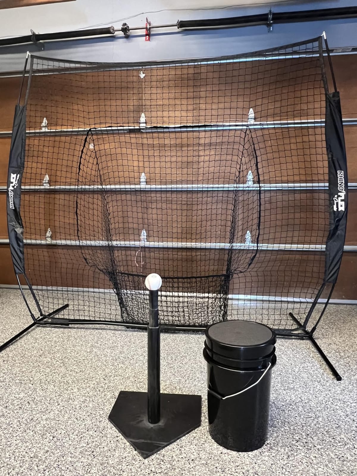 Champion Sports Deluxe Batting Tee - Adjustable Rubber Baseball & Softball Tee on Home Plate customer photo 1