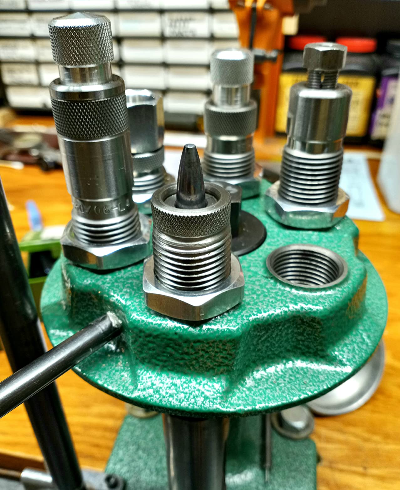 RCBS Turret Press - Cast Iron Reloading Press - Green customer photo 1