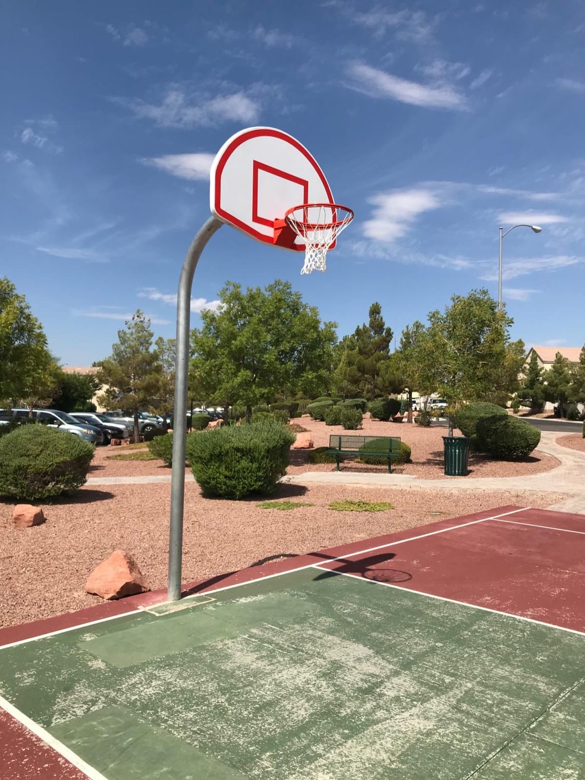 First Team FT270 54in x 36in Fan Shaped Aluminum Basketball Backboard customer photo 1