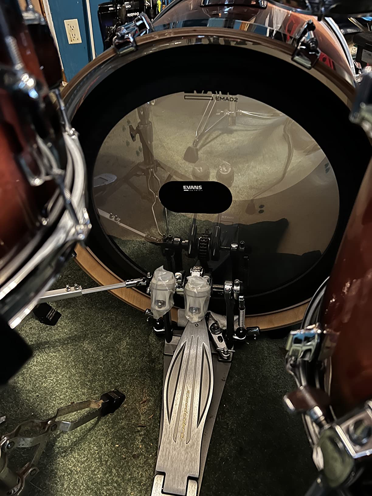 Evans EMAD2 Clear Bass Drum Head, 22