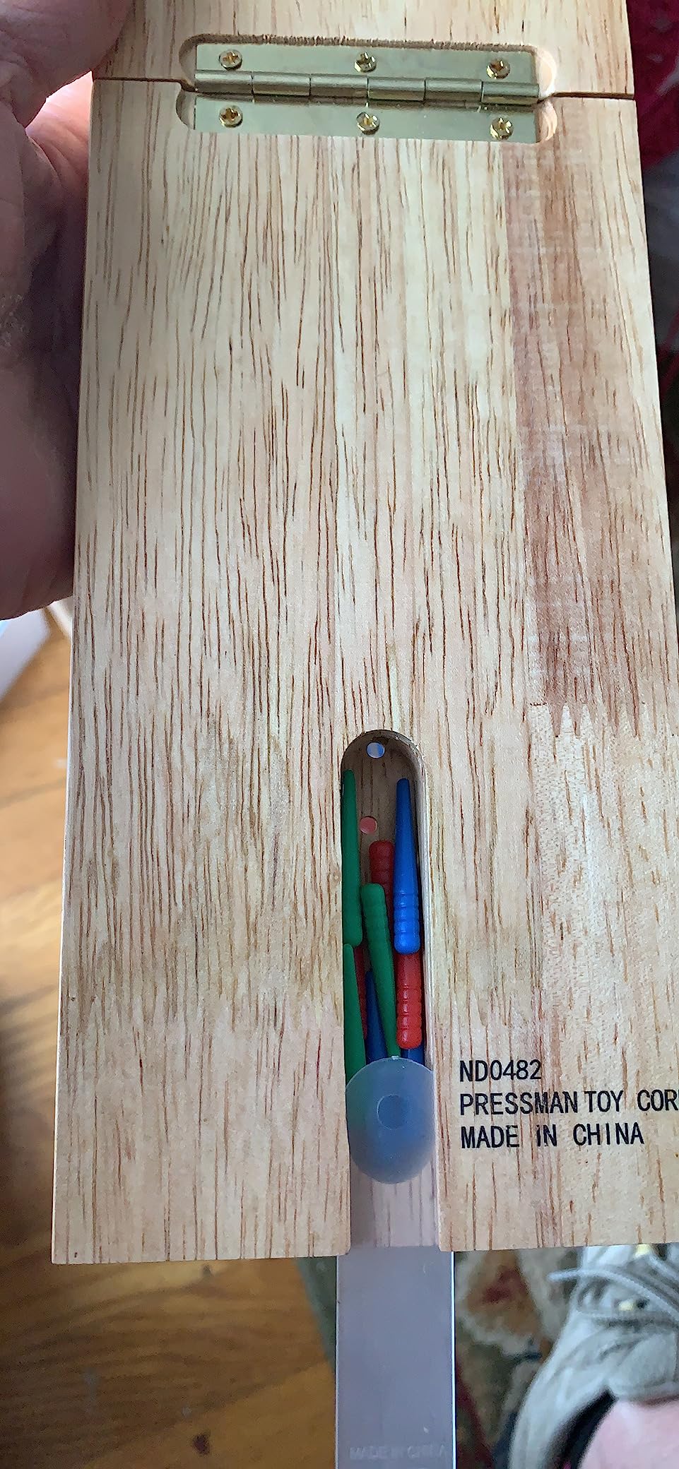 Family Classics Cribbage - Solid Wood Continuous 3 Track Board with Built-In Storage Compartment for Pegs customer photo 2