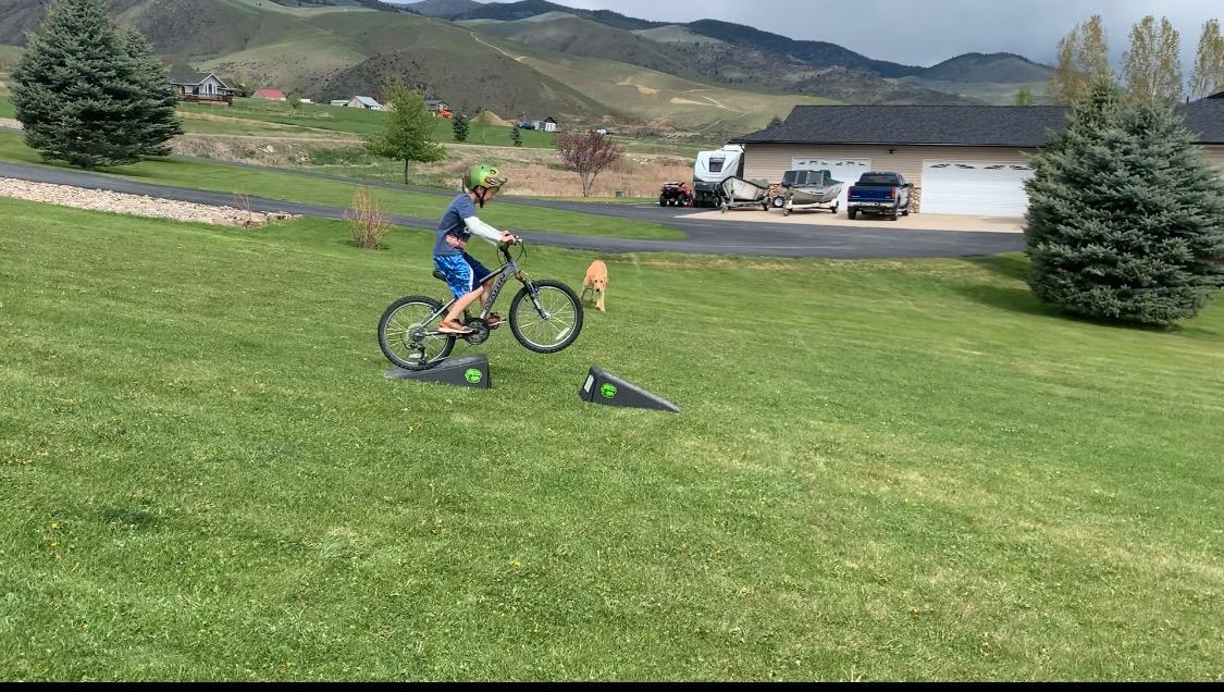 Ten-Eighty Micro Flybox Launch Ramp Set with 2 Connecting Ramps, Portable Skateboard, BMX Bike, Scooter, RC Car customer photo 2