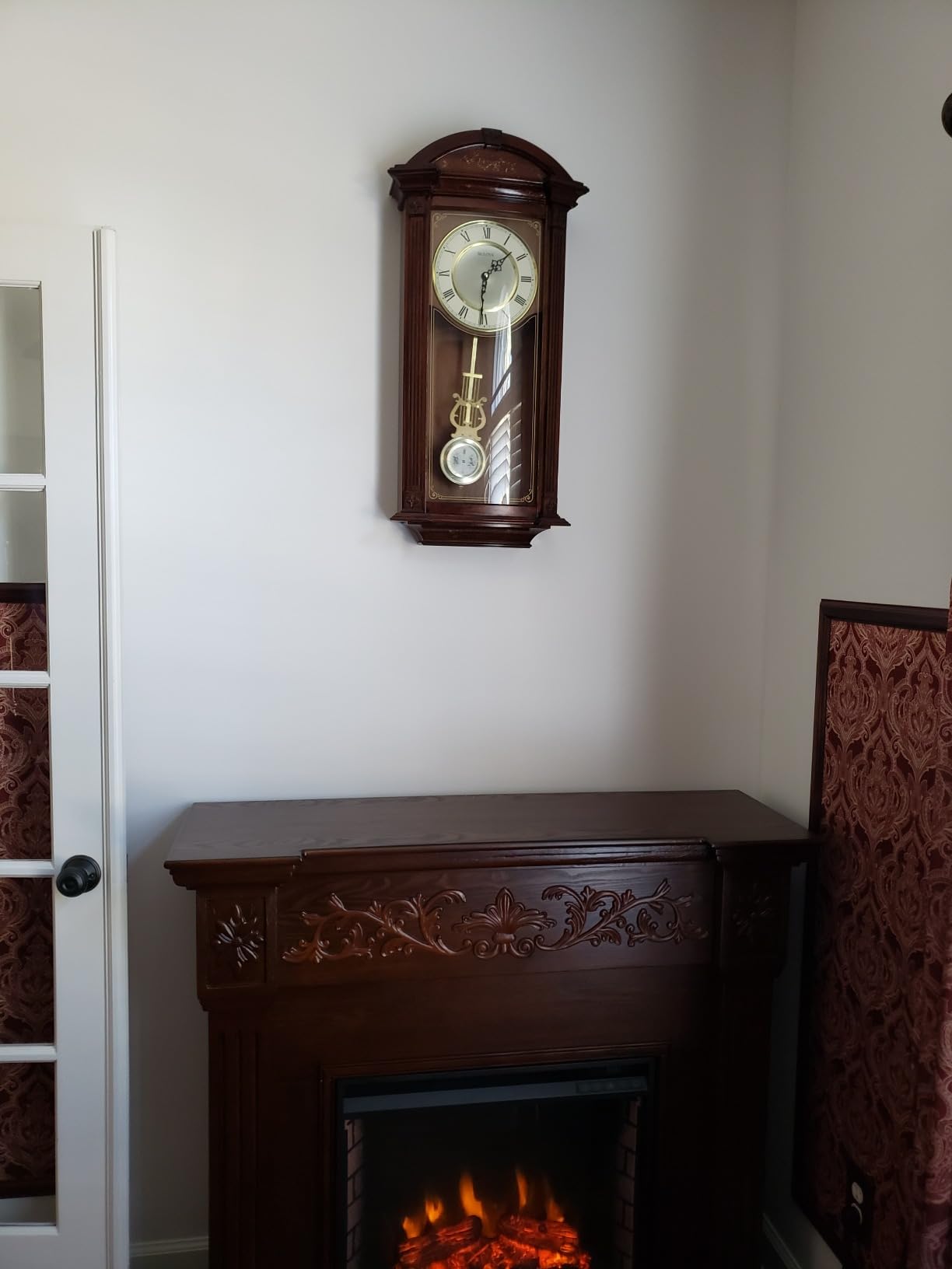 Bulova C4331 Hartwick Chiming Clock, Walnut 29.75 x 14 x 5.5 customer photo 1