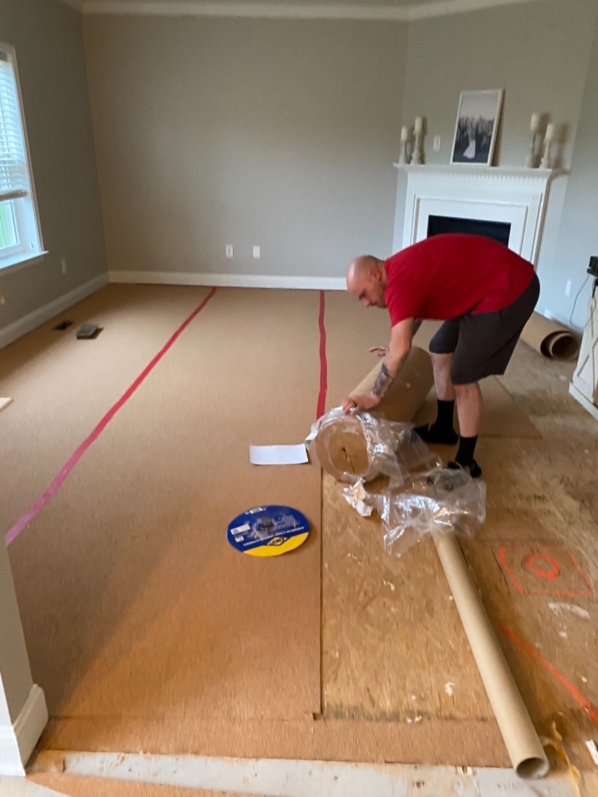 QEP 72000Q Natural Cork Underlayment Roll - 4 ft. Wide x 50 ft. Long x 6 mm Thick - 200 sq. ft. customer photo 1