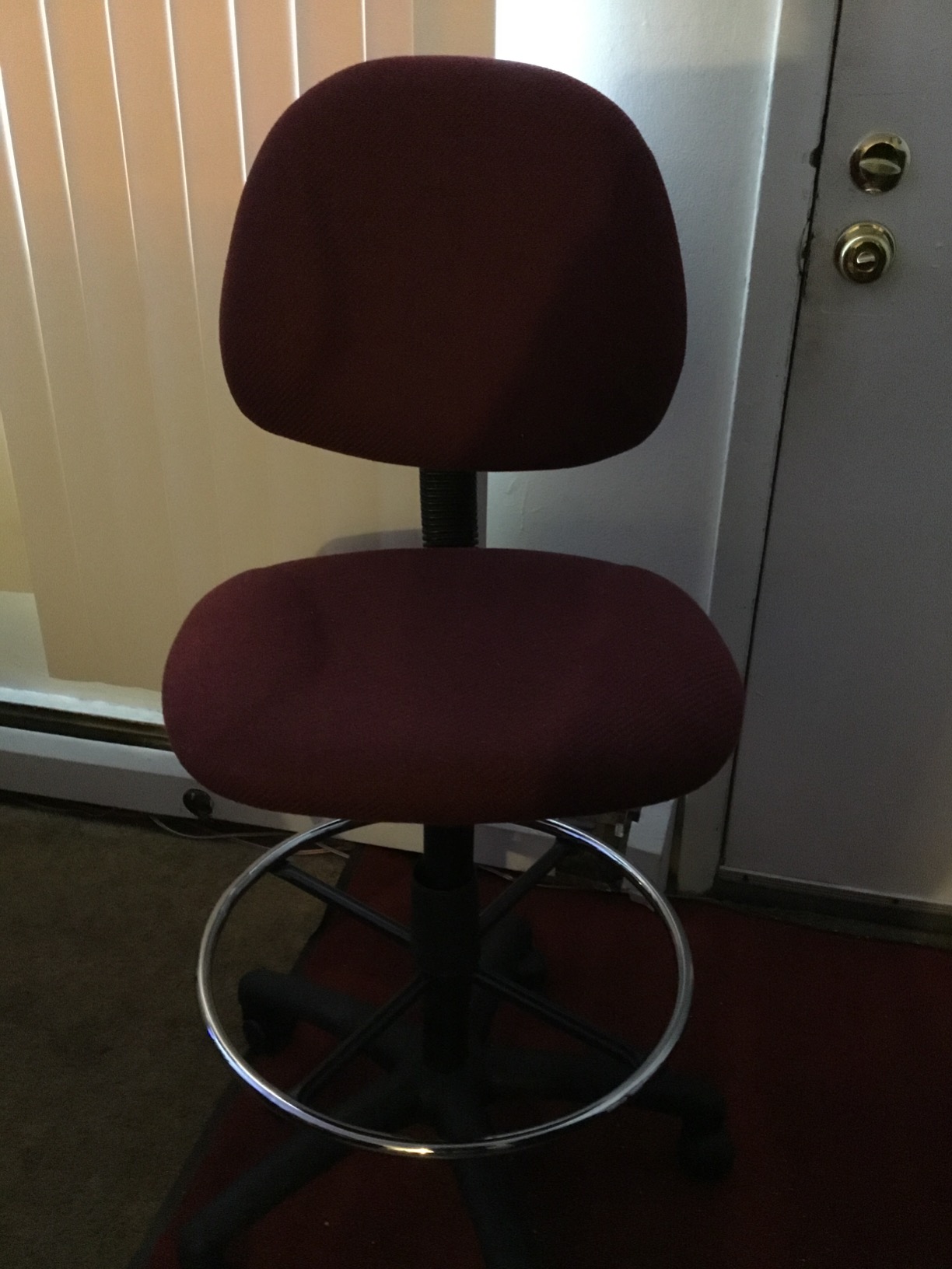 Boss Office Products B1615-BK Ergonomic Works Drafting Chair Without Arms in Black, Mid-Back customer photo 2