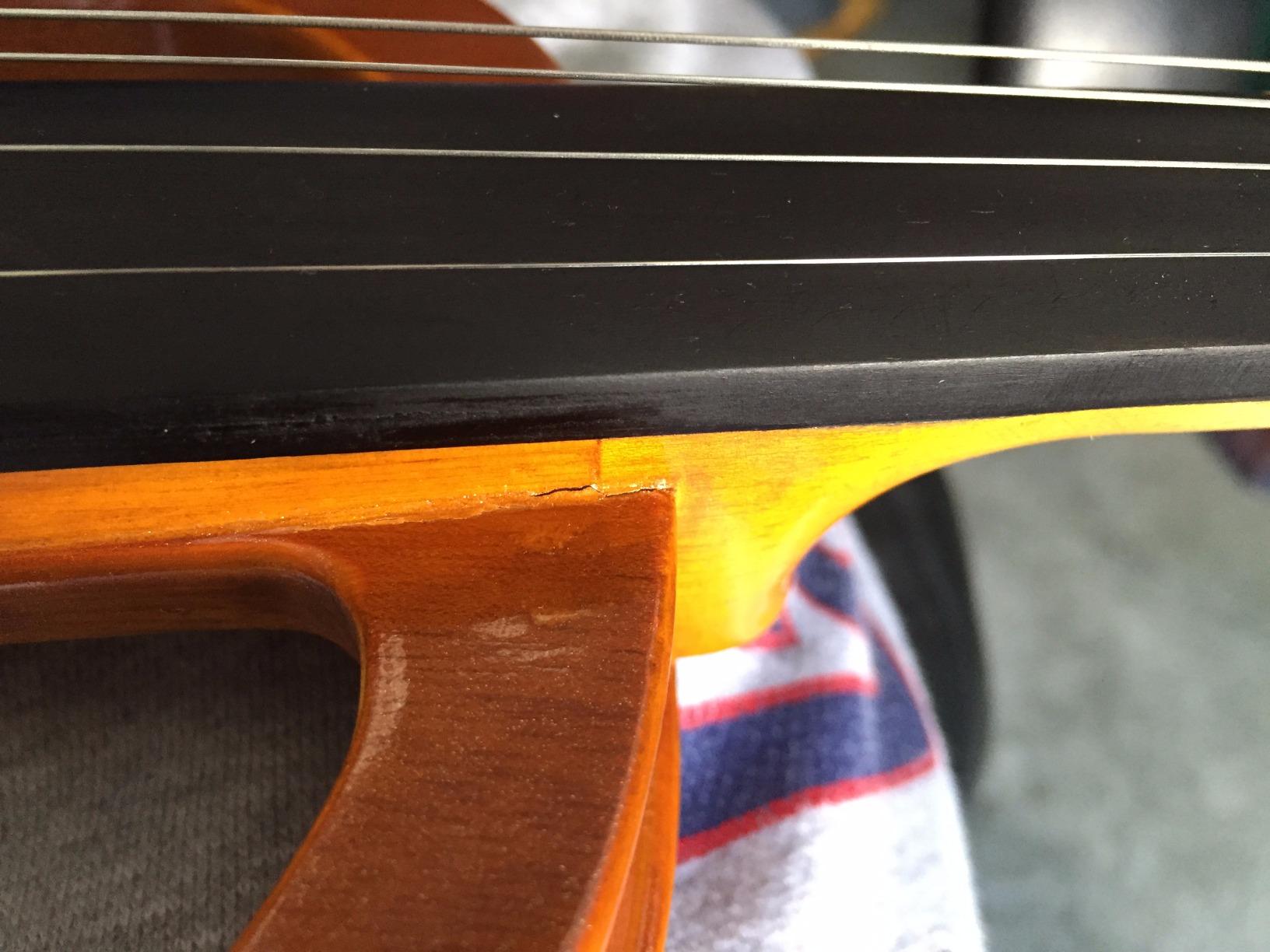 Cecilio 4/4 Electric Silent Violin Set, Solid Maple, Ebony Fittings, Yellow customer photo 1