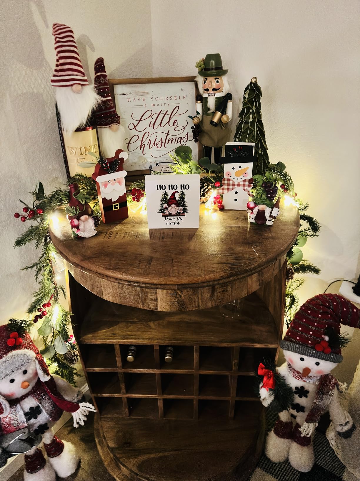 Kurt Adler 15-Inch Wooden Wine Grower Nutcracker customer photo 2
