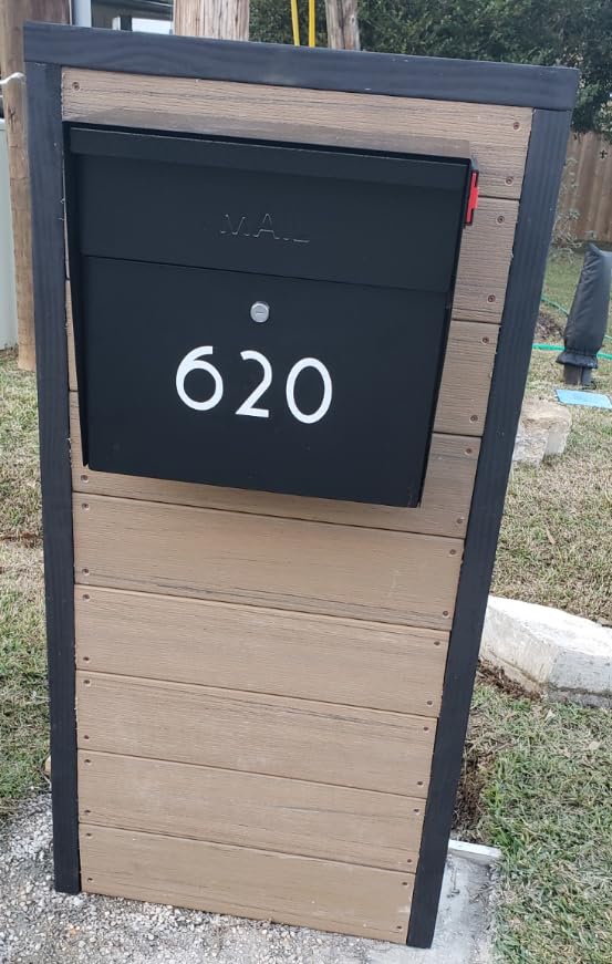 Mail Boss 7162 Metro, Black High Capacity Wall Mounted Locking Security Mailbox, Medium customer photo 1