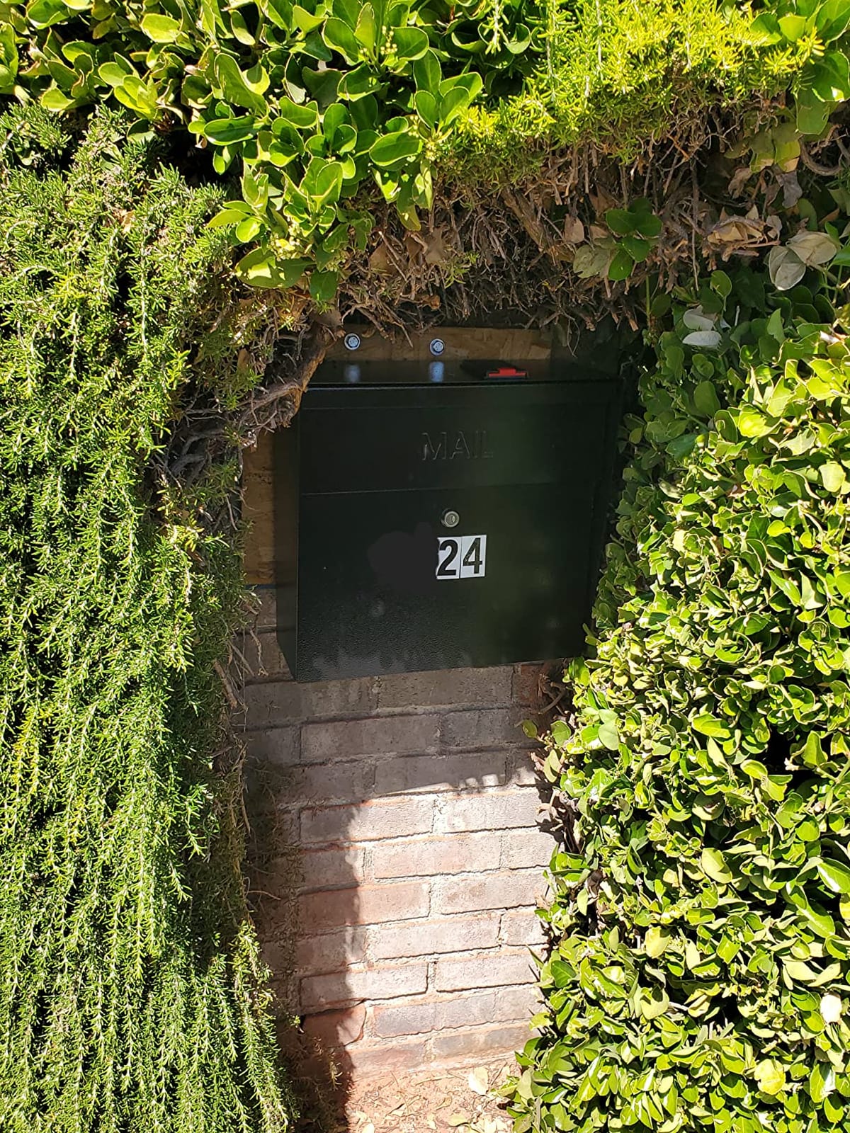 Mail Boss 7162 Metro, Black High Capacity Wall Mounted Locking Security Mailbox, Medium customer photo 2