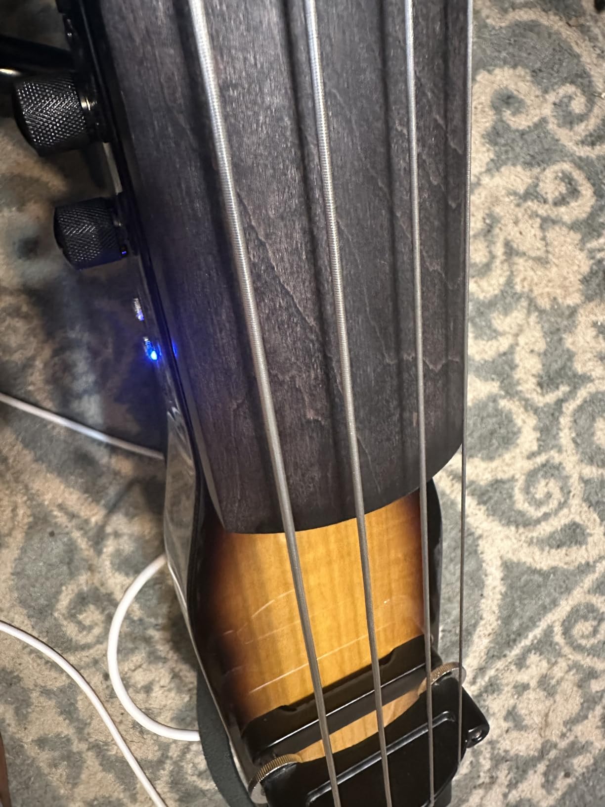 Stagg EDB-3/4 H Electric 3/4 Size Double Bass with Gigbag Included - Honey customer photo 2
