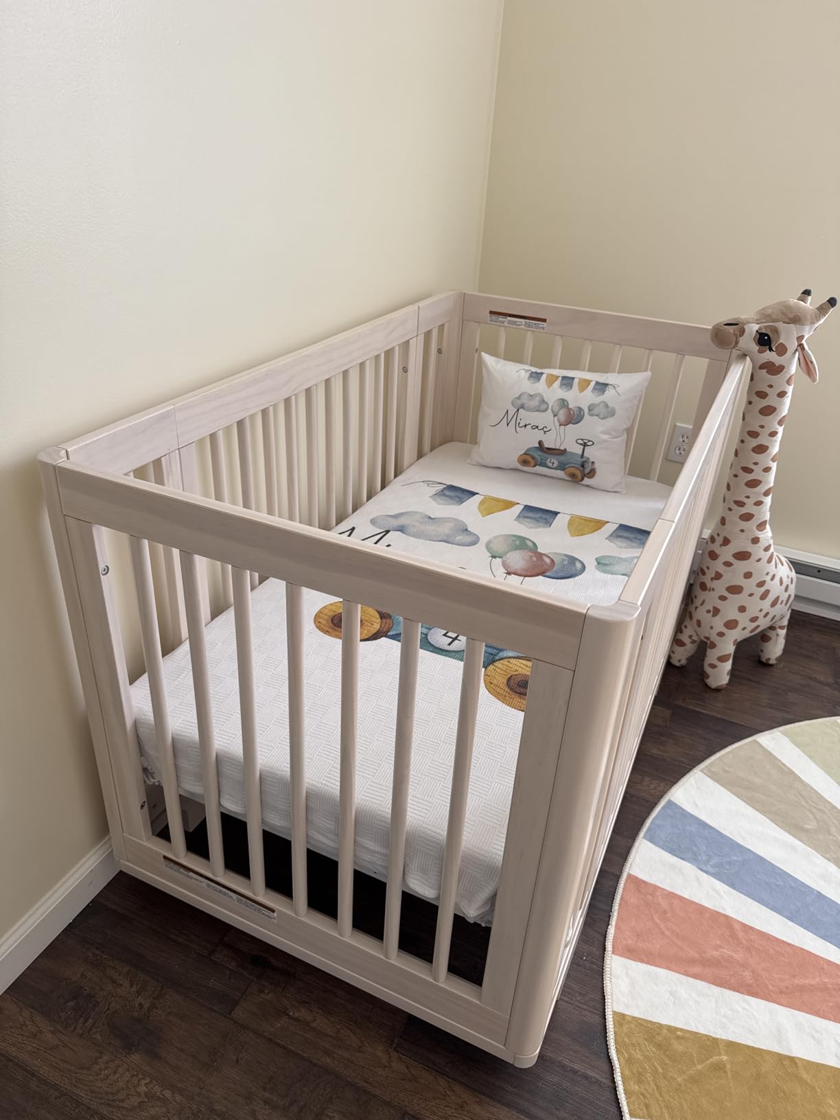 Moonlight Slumber Little Dreamer Crib Mattress - Dual-Sided Baby & Toddler | Firm Infant Support, Waterproof and Hypoallergenic, 5