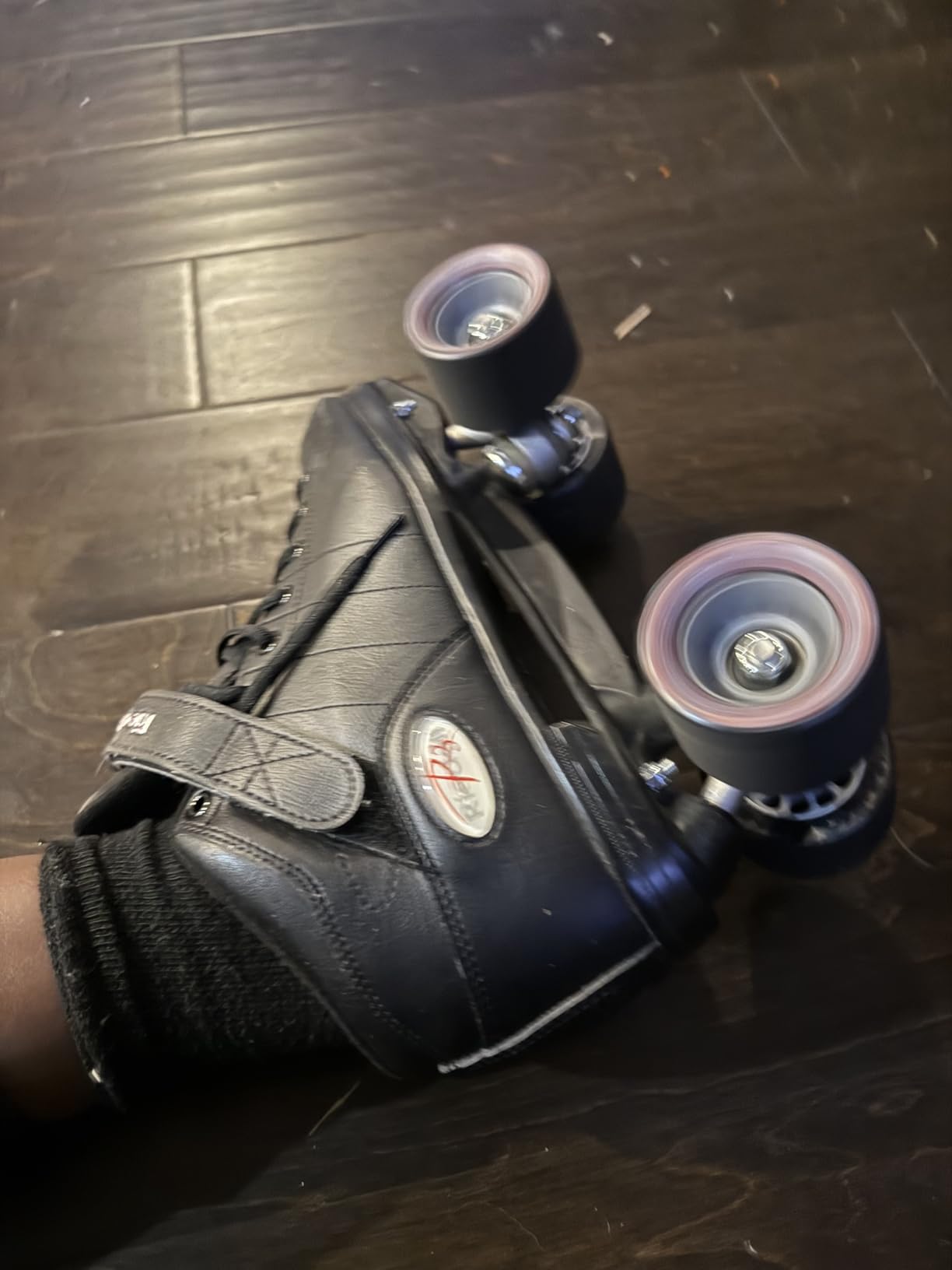 Riedell R3 Indoor Quad Roller Skates for Men and Women | Ultra-Durable, Sonar Cayman Wheels, Nylon Plate, Precision Fit, Roller Skates, ABEC-5 Bearings, Velcro Cinch Strap customer photo 2