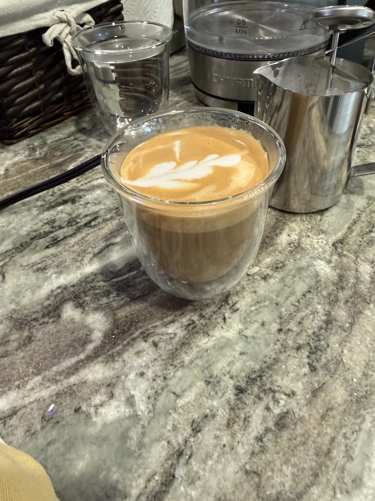 DeLonghi 3oz Espresso Double Wall Thermal Glasses, Set of 2 customer photo 1