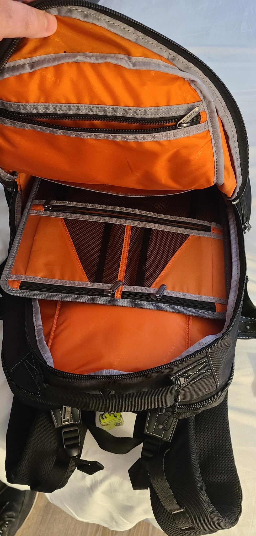 EVERKI Business 120 Laptop Backpack with Rain Cover, Black - 40L | 5-point balance strap, file divider, fits up to 18.4 inches customer photo 1