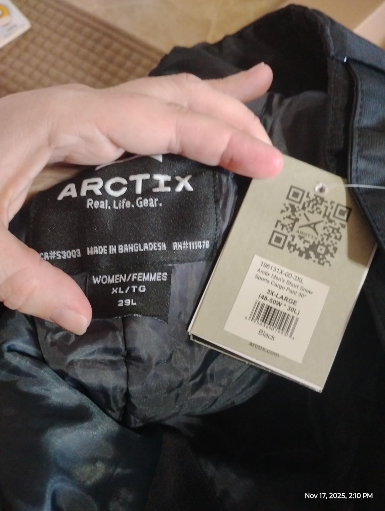 Arctix Mens Snowsports Cargo Pants customer photo 1