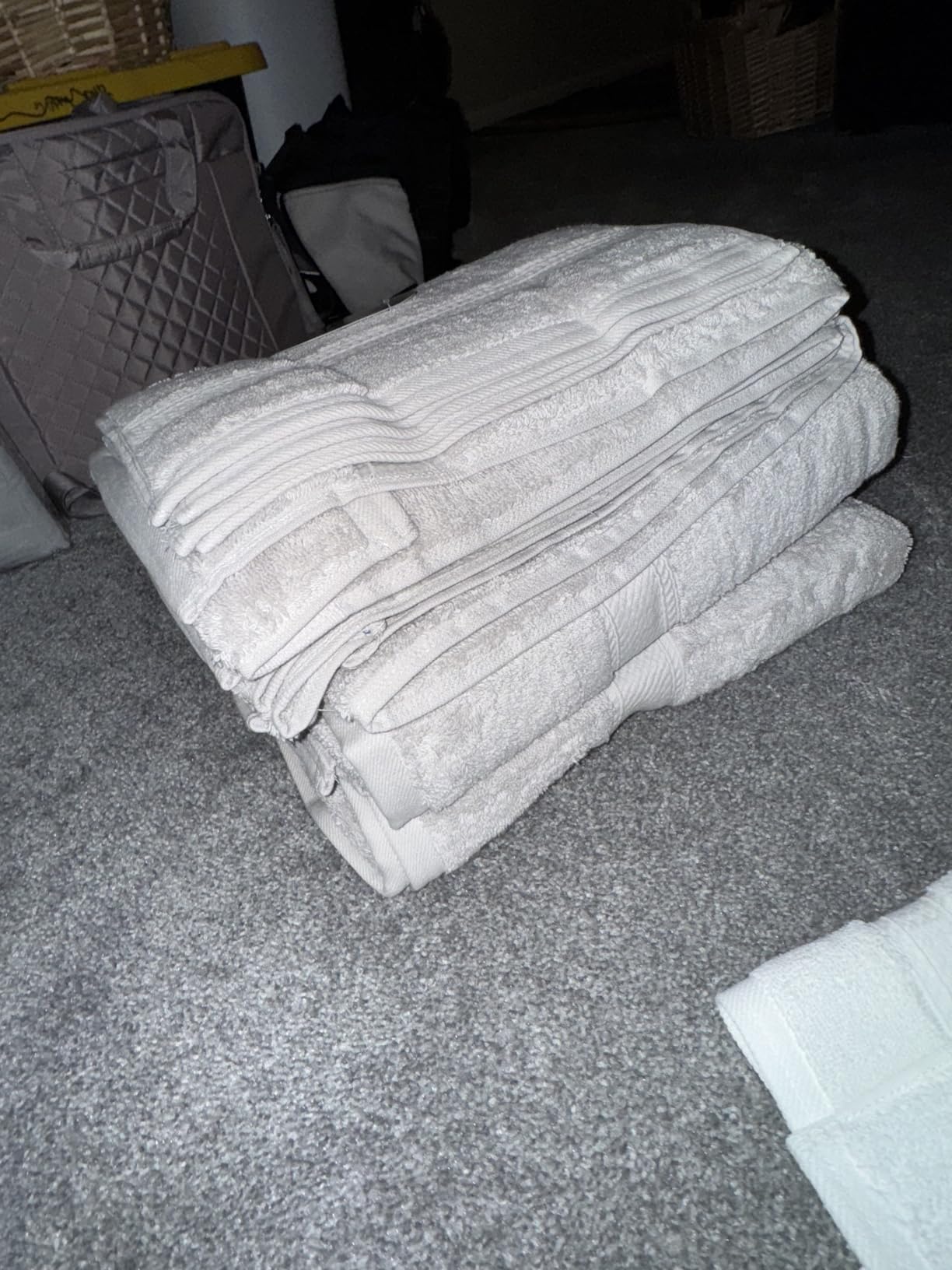 SUPERIOR Egyptian Cotton Ultra Plush & Absorbent, 6 Piece Set, Stone | Quick Dry, Soft Luxury Towel Set, Bath Essentials, Guest Bath, Spa, 2 Bath, 2 Hand, 2 Face Towels, Madeline Towels customer photo 2
