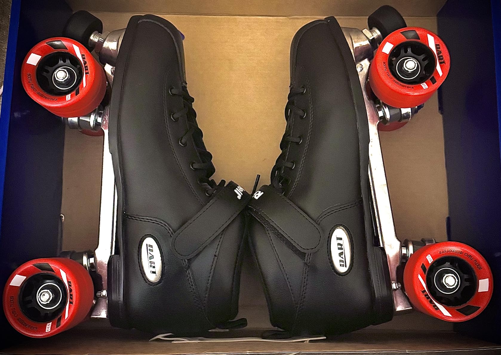 Riedell Dart Roller Skates for Men and Women | Colorful Ultra-Durable Speed Skate, Precision Fit and Matching Color Wheels, Roller Skates, ABEC-5 Bearings customer photo 2