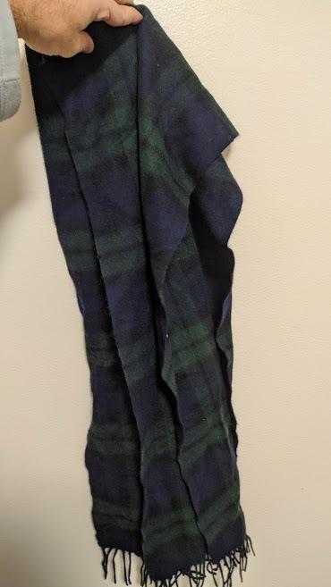 Oxfords Cashmere 100% Lambswool Tartan Plaid Scarf customer photo 2