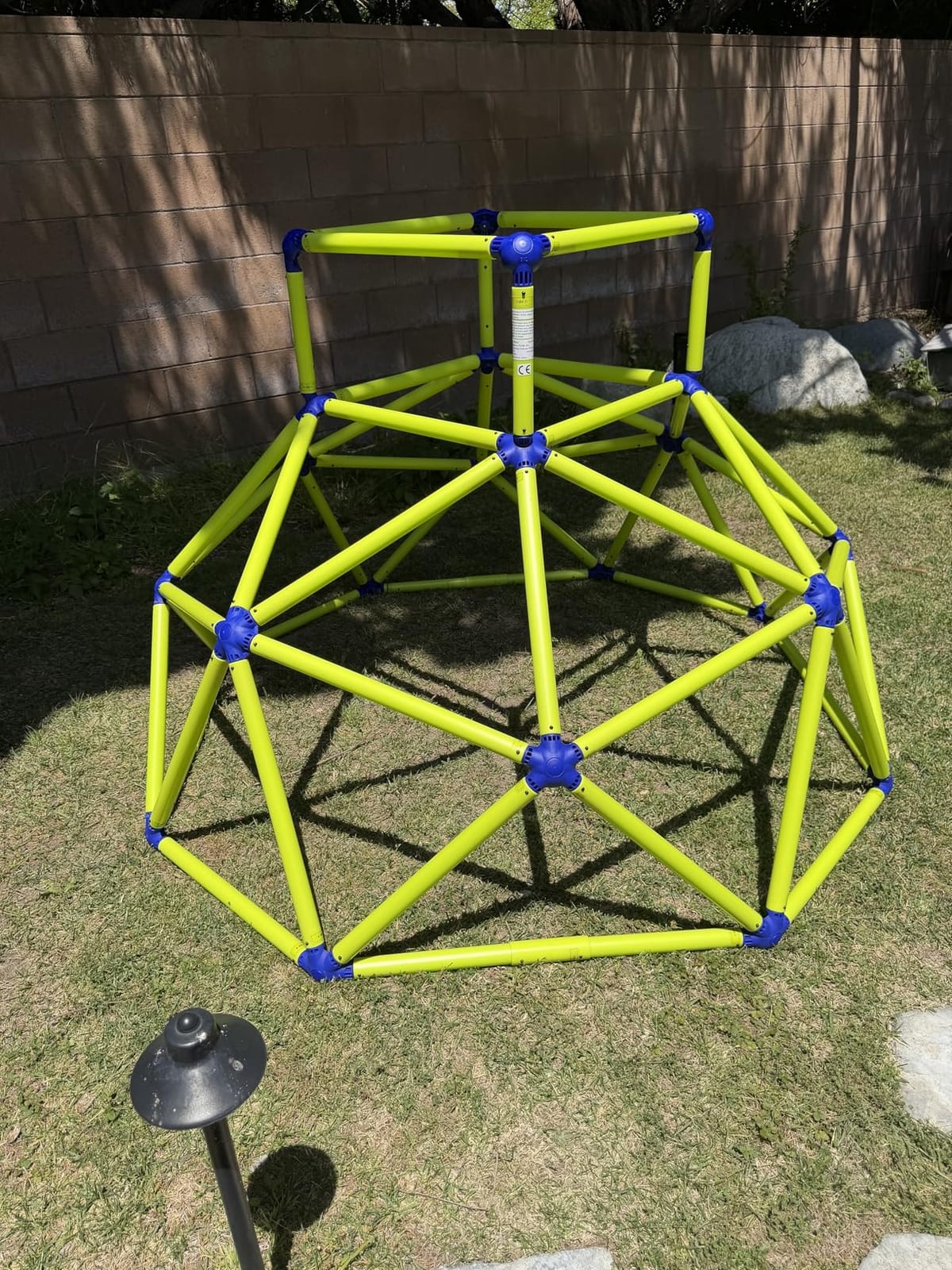 Eezy Peezy Climber with Top - Active Indoor Outdoor Play Set Climbing Dome Equipment Toys - Fun for Kids Ages 3 to 6 Years Old, Green and Blue customer photo 1