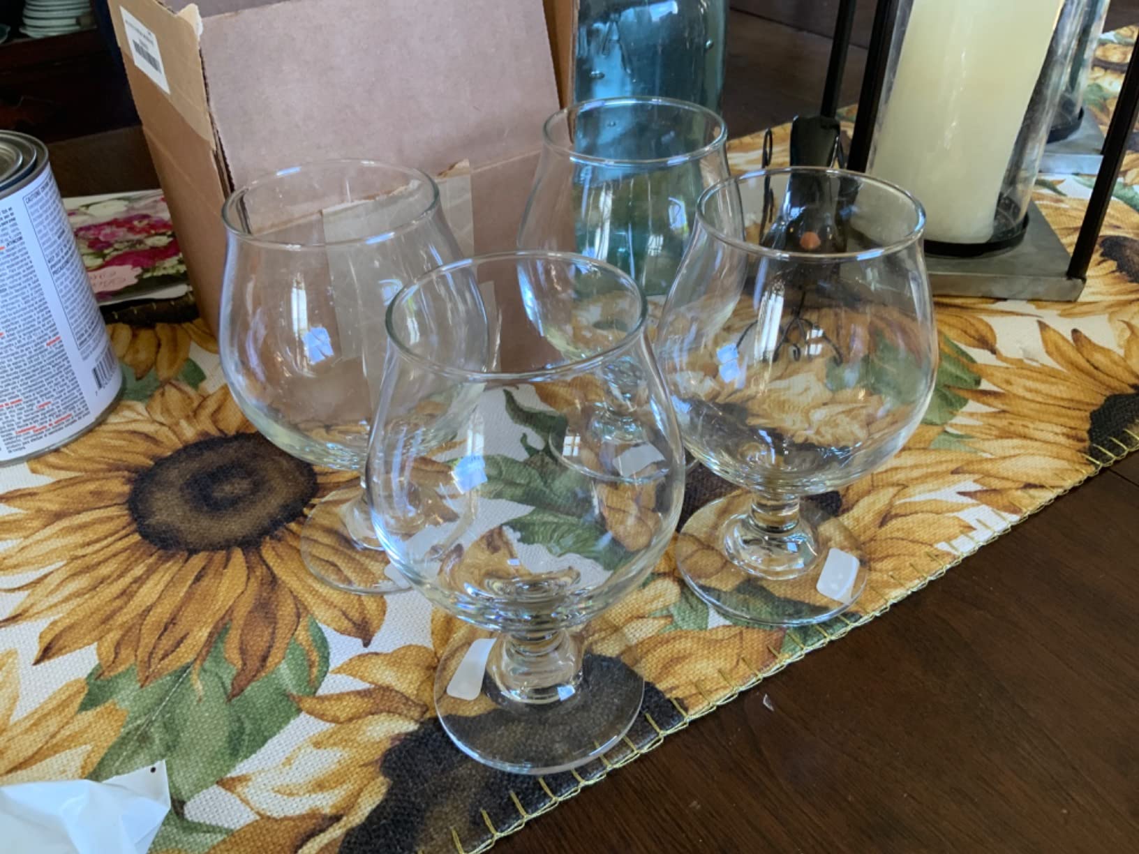 Libbey Craft Brews Classic Belgian Beer Glasses, Stemmed, Dishwasher Beer Glass Set of 4, 16 Oz, Tall Tulip Glasses for Belgian Ale, Lager and More customer photo 2