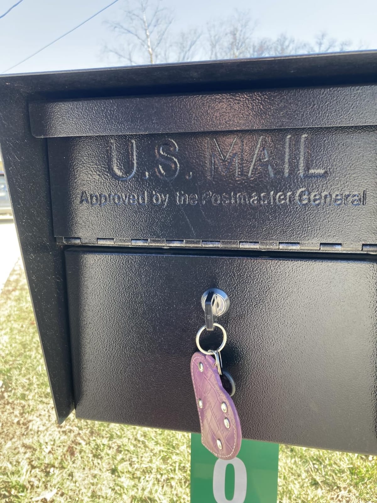 Mail Boss Mail Manager Modern Locking Post Mount Mailbox, USPS Approved (7506, Black, Large) customer photo 1