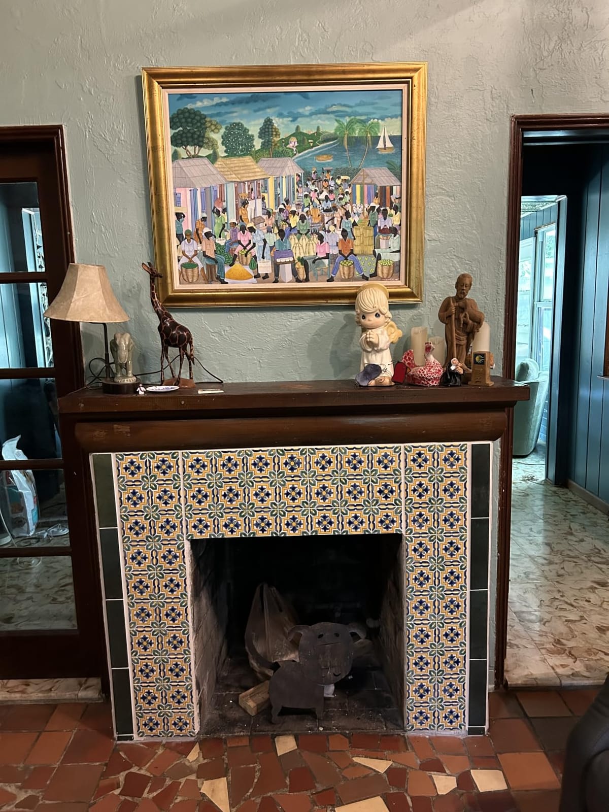 Casablanca Market MT014 Mediterranean Ceramic Utica Decorative Tile, Blue customer photo 1