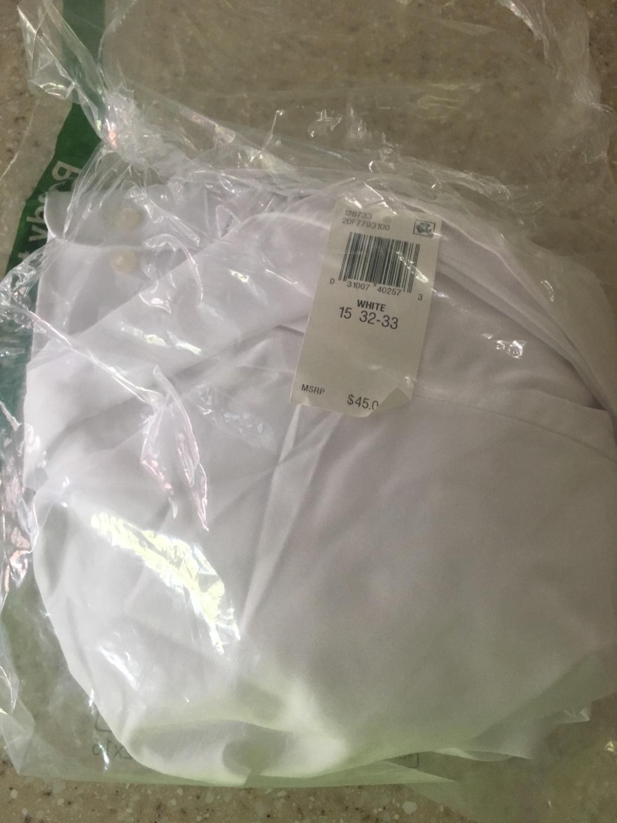 Van Heusen Men's Pinpoint Solid Shirt customer photo 1