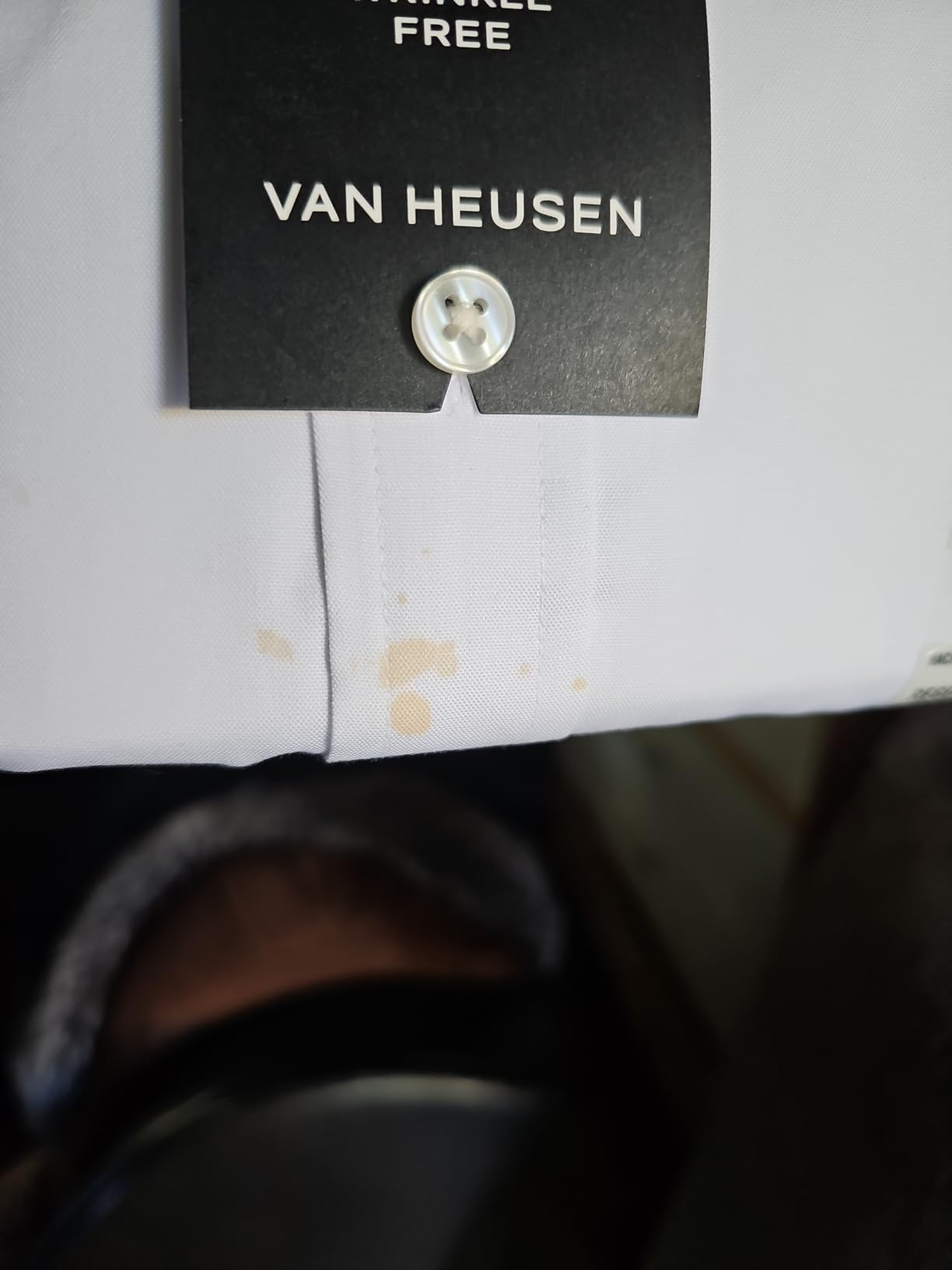 Van Heusen Men's Pinpoint Solid Shirt customer photo 2