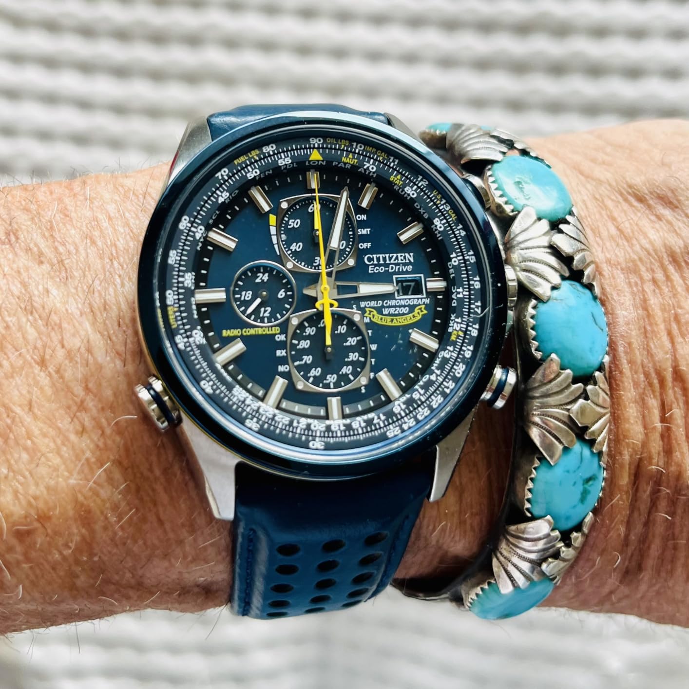 Citizen Men's Eco-Drive Sport Luxury World Chronograph Atomic Time Keeping Watch customer photo 2